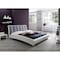 Baxton Studio Guerin Two Tone Upholstered Grid Tufted Queen-Size Platform Bed 114-6220 - alternate 5